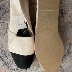 Zara espadrille flats